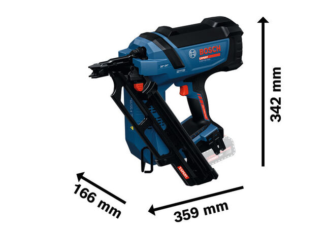 BOSCH EXPERT EXNH18V-90D - Akumulátorová klincovačka do dreva sólo - 06019R1002