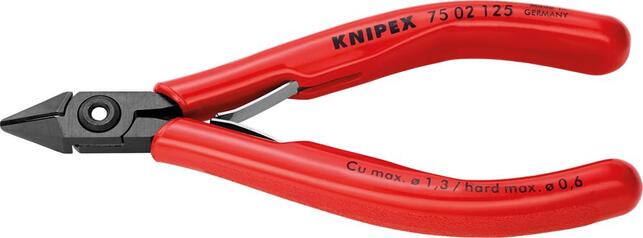 KNIPEX Klešte štípací bocní 125mm pro elektroniku / 7502125 Knipex