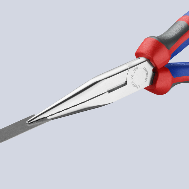 KNIPEX 26 15 200 SB Polguľaté bočné cvikacie kliešte (Kliešte v tvare bocianieho zobáka) pochrómovan