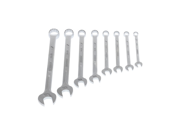 GEDORE 1 B-080 Sada plochých a očkových kľúčov 8-dielna 8-19 mm