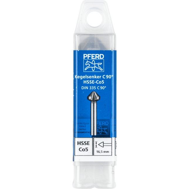 PFERD TOOLS Vrtacie a ponorné nástroje KES HSSE DIN 335 C90° 16,5