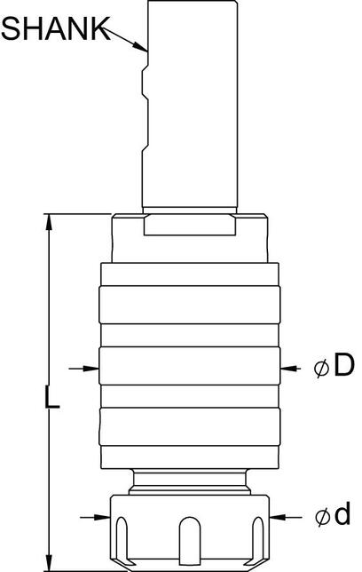 TAPMATIC Držiak vložiek závitorezných SM6-025 M5,0-20 Tapmatic