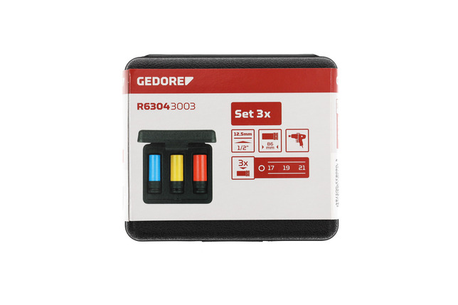 GEDORE RED Sada gola 1/2 3 diel R63043003 Gedore Red