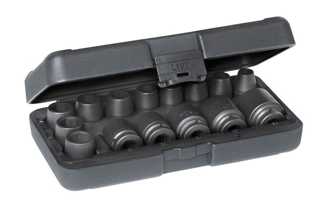 GEDORE K 19-015 Sada pneumatických skrutkovačov 1/2" 15-dielna