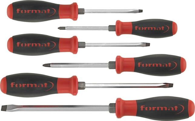 FORMAT Sada skrutkovačov PH 6 diel 6 hran Format