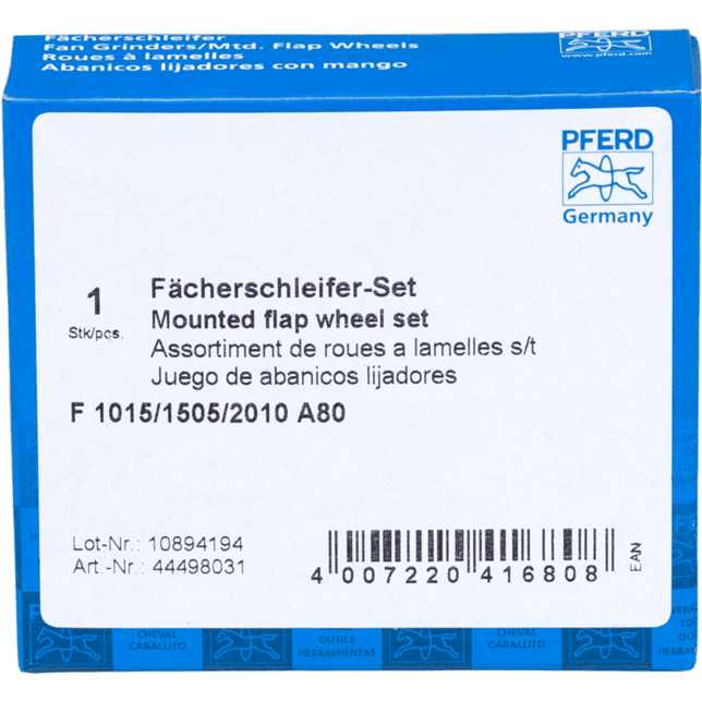 PFERD TOOLS Kotúčové brúsky SET F 1015/1505/2010 A 80