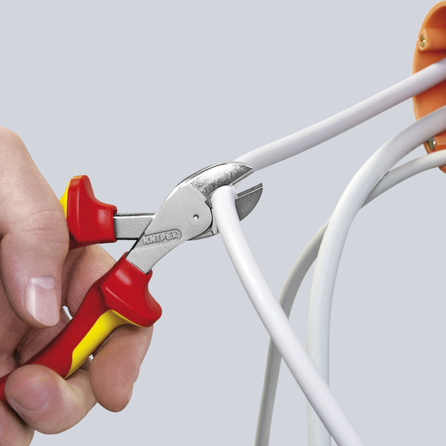 KNIPEX 73 06 160 SB X-Cut® Kompaktné bočné cvikacie kliešte vysoký pákový prevod izolované s multi-k