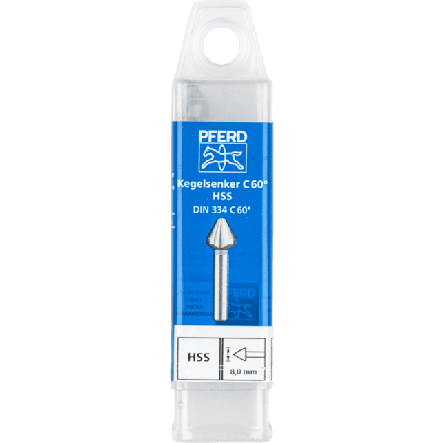PFERD TOOLS Vrtacie a ponorné nástroje KES HSS DIN 334 C60° 8,0