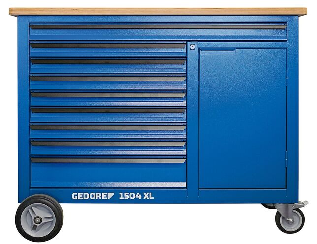 GEDORE 1504 XL 1710 Mobilný pracovný stôl 1,25 m široký