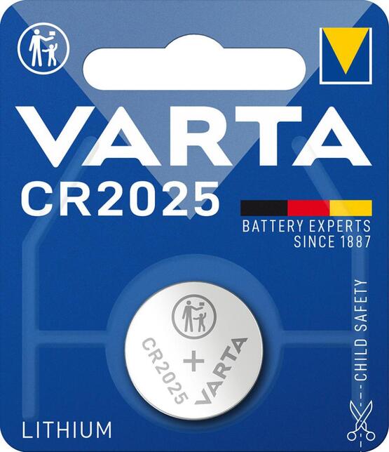 Baterka peniažková CR2025 3V VARTA