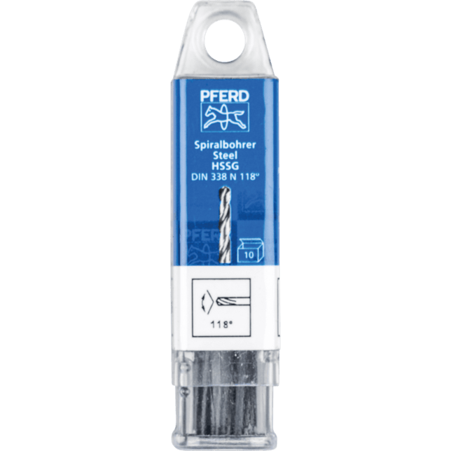 PFERD TOOLS Vrtacie a ponorné nástroje SPB DIN 338 HSSG N 2,5 OCEĽ