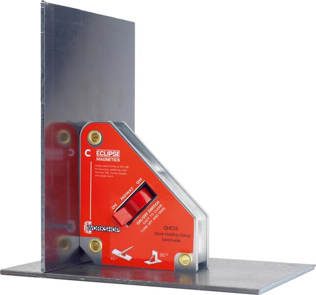 ECLIPSE MAGNETICS Uholník zvárací magnetický 95x111mm spínateľný Eclipse