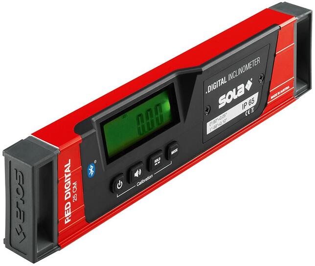 SOLA Vodováha 25cm digi RED Sola