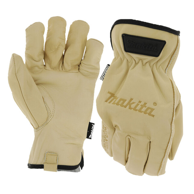 MAKITA Pracovní rukavice kožené M / 8 - P-84626