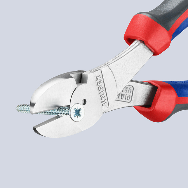 KNIPEX 74 05 180 SB Bočné cvikacie kliešte s veľkou pákovou silou pochrómované 180 mm