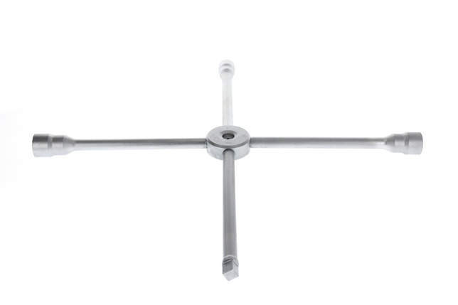 GEDORE 28 LRV Kľúč krížový na nákladné autá 27x30x32x3/4" 4-hranný 750x750 mm