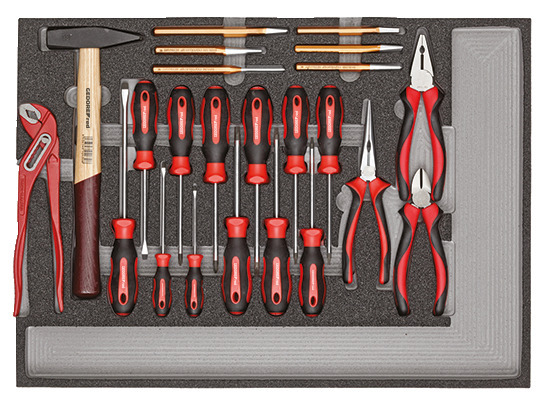 GEDORE RED Vozík dielenský 129 diel 6 zásuviek MECHANIC R21560005 Gedore Red