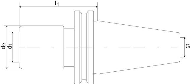 FORMAT Upínač pre závitorezné vložky M14 - M33 BT40 elastik FE3 / FES3 tvar A JIS B 6339 MAS / BT Format ex