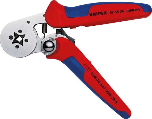 KNIPEX Kliešte krimpovacie 0,08-10/16mm2 samonastaviteľné bočné / 975504 Knipex