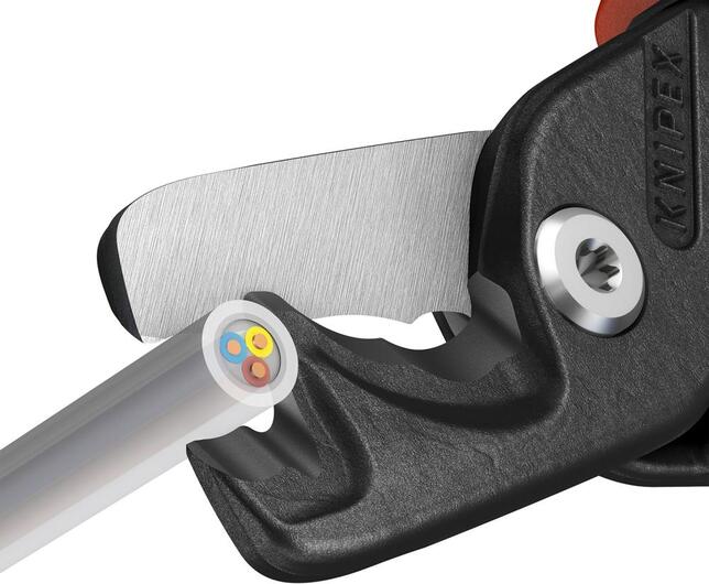 KNIPEX Nožnice káblové d23mm 120mm2 dvojbrit StepCut XL / 9512225 Knipex