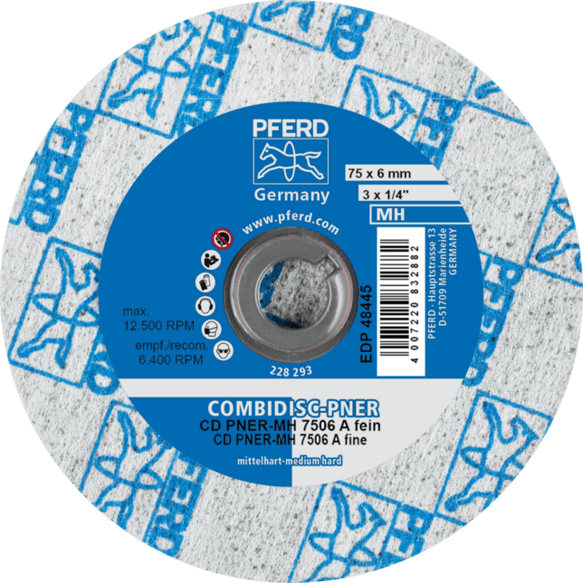 PFERD TOOLS COMBIDISC Brúsky CD PNER-MH 7506 A F
