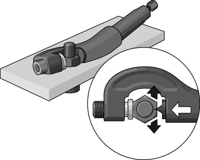 GEDORE 1.26/1 HYD Rozpieracz do matíc hydraulický SW 7-22, M4-M14