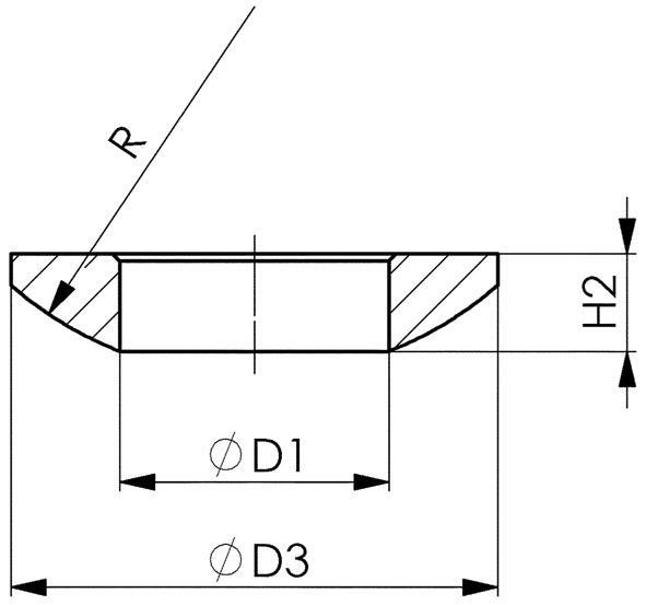 Podložka M10 DIN6319C AMF