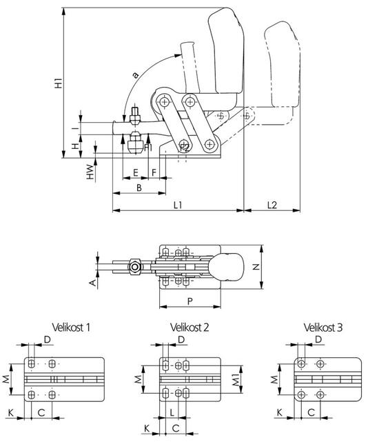Úpinka bočná comfortline v. 2 M6x35 6800C AMF