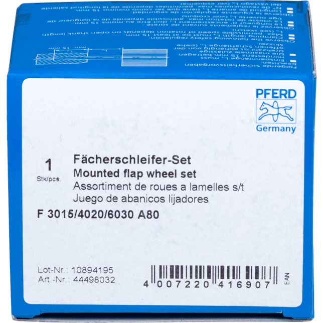 PFERD TOOLS Kotúčové kolesá SET F 3015/4020/6030 A 80