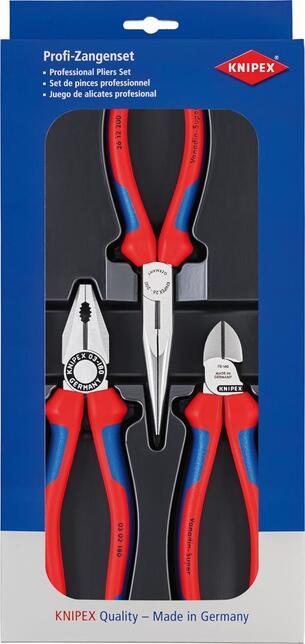 Sada klieští montážna 3-dielna KNIPEX