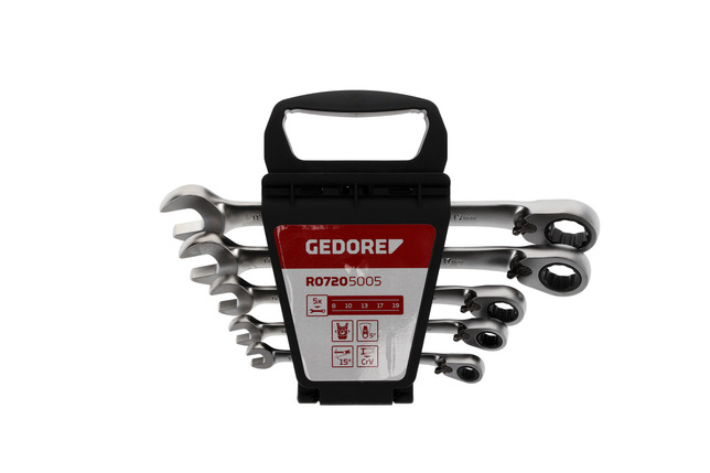 GEDORE RED Sada kľúčov očkoplochých 5 diel račňových R07205005 Gedore Red