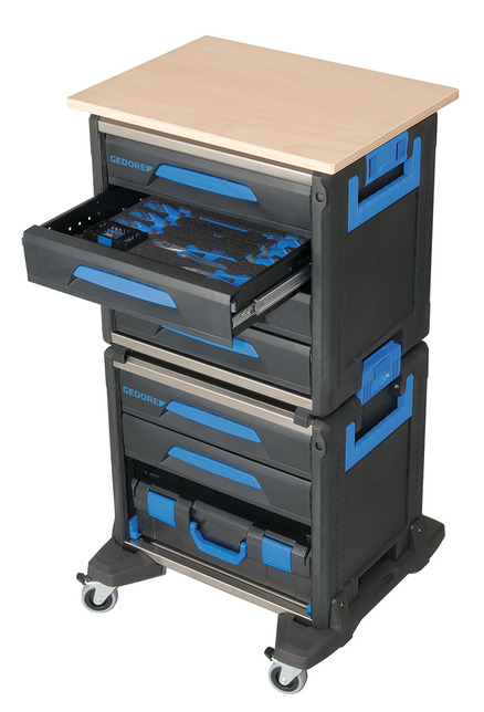 GEDORE 1110 WMW S-02 WorkMo B2 s sortimentom náradia 72 -členný