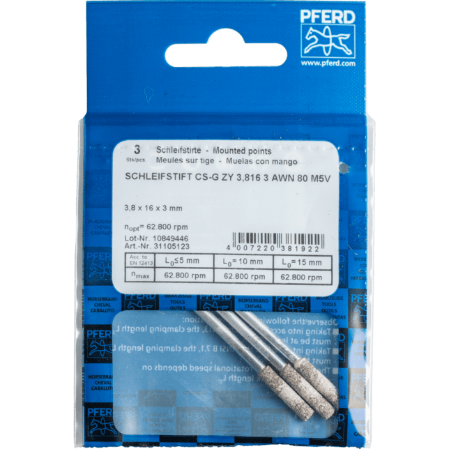 PFERD TOOLS Naložené body CS-G ZY 3,816 3 AWN 80 M5V