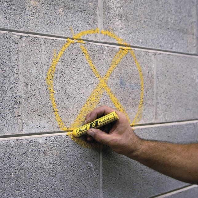 MARKAL Popisovač permanentný Painstik Original B žltý Markal