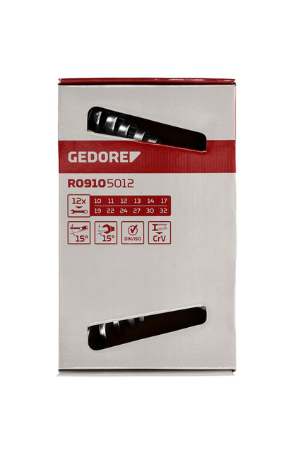 GEDORE RED Sada kľúčov očkoplochých 12 diel 10-32mm R09105012 Gedore Red