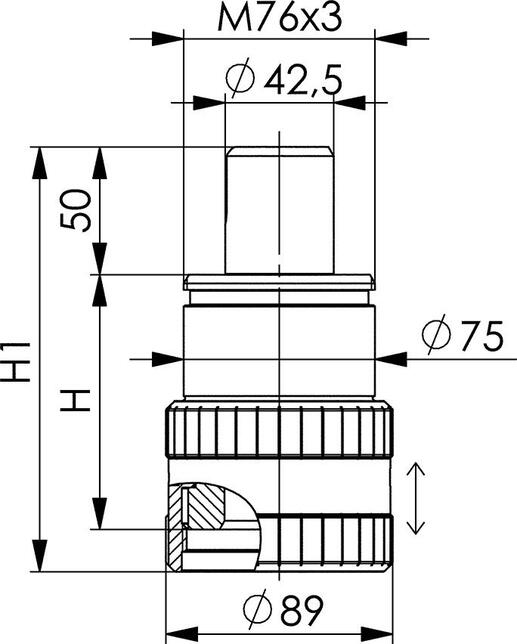 Medzikus pre podpery skrutkovacie 350 - 366,5mm 60kN 6425Z AMF
