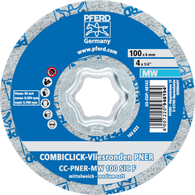 PFERD TOOLS COMBICLICK CC-PNER MW 100 SiC F