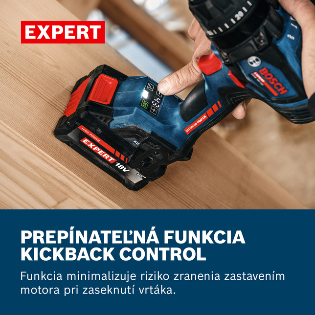 BOSCH EXPERT EXSR18V-150 - Akumulátorový vŕtací skrutkovač - 06019R2202