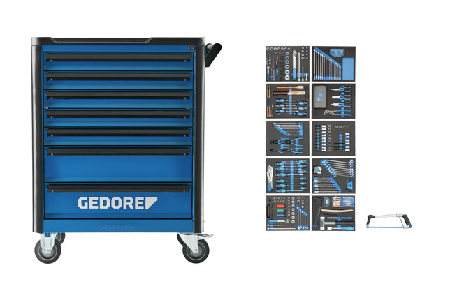 GEDORE WHL-L7-TS-308 Nástrojový vozík workster s 308-dielnym sortimentom