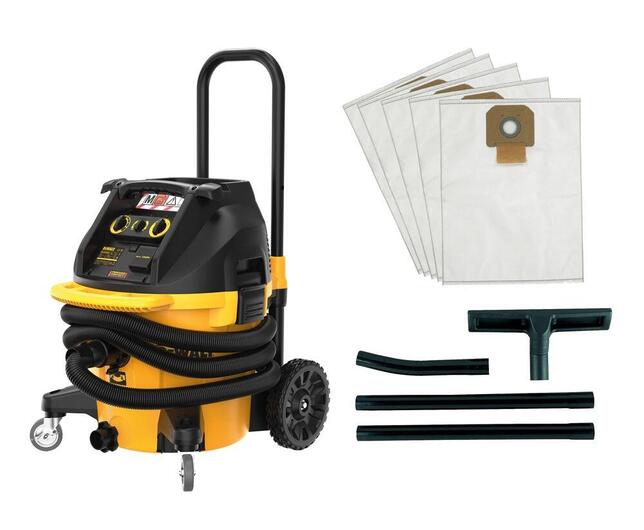 Porszívó 38l 1400W M osztály (tartalmazza a padló takarító készletet + 5 db fleece zsák)