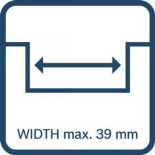 BOSCH GNF18V-40 - Akumulátorová drážkovacia fréza do muriva sólo - 06016C5000