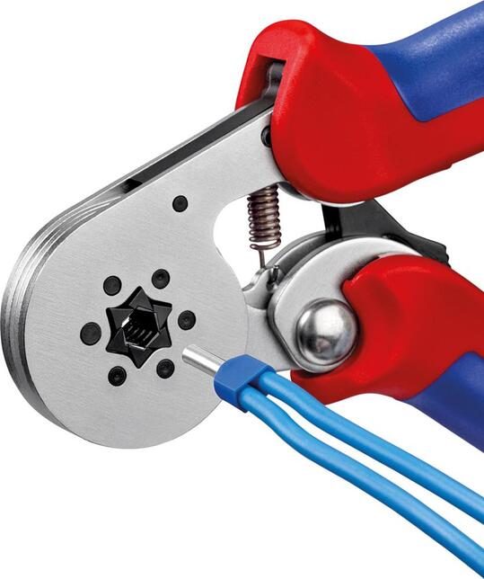 KNIPEX Kliešte krimpovacie 0,08-10mm2 samonastaviteľné bočné / 975514 Knipex