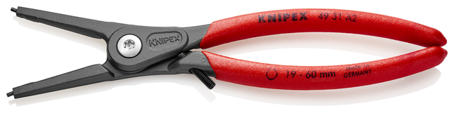 KNIPEX 49 31 A2 Presné kliešte na poistné krúžky pre vonkajšie poistné krúžky na hriadeľoch s obmedz
