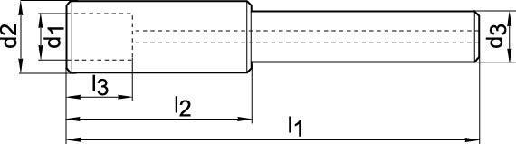 Držiak záhlbníka modulového veľ. 1 IK DIN1835B GFS