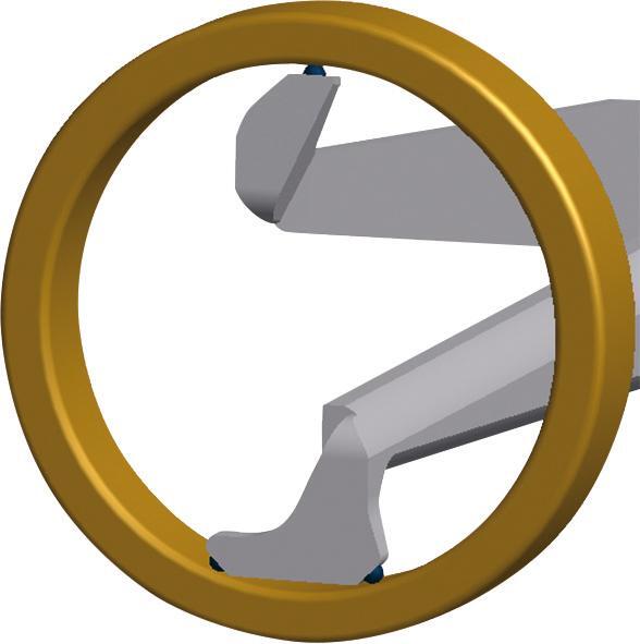 Kroeplin Hrúbkomer vnútorný 7-14mm A / D m, 3 P, Kroplin