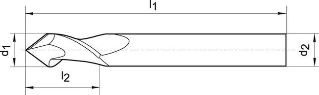 FORMAT Fréza multifunkčná 12mm Z2 90G VHM N WN HA Format