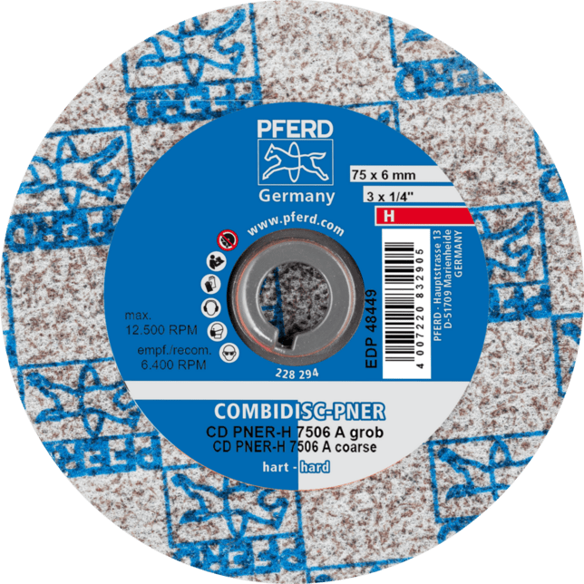 PFERD TOOLS COMBIDISC Brúsky CD PNER-H 7506 A G