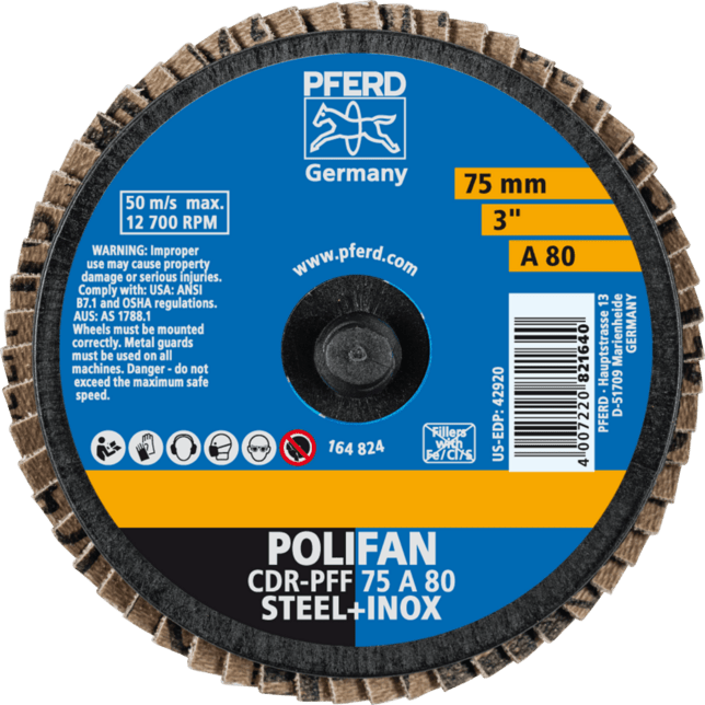 PFERD TOOLS COMBIDISC Brúsky CDR PFF 75 A 80